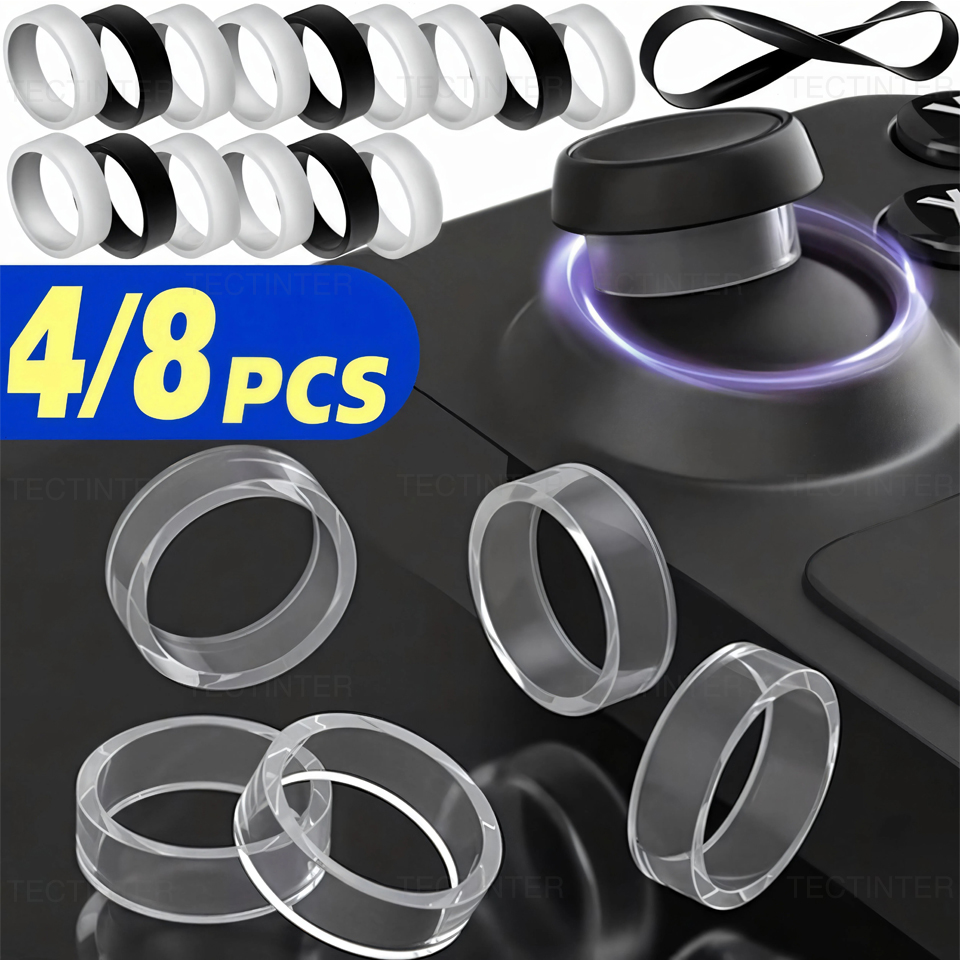 Sony Console Ps5 Pro - 4/8pcs Elastic Protective Joystick Rubber Ring