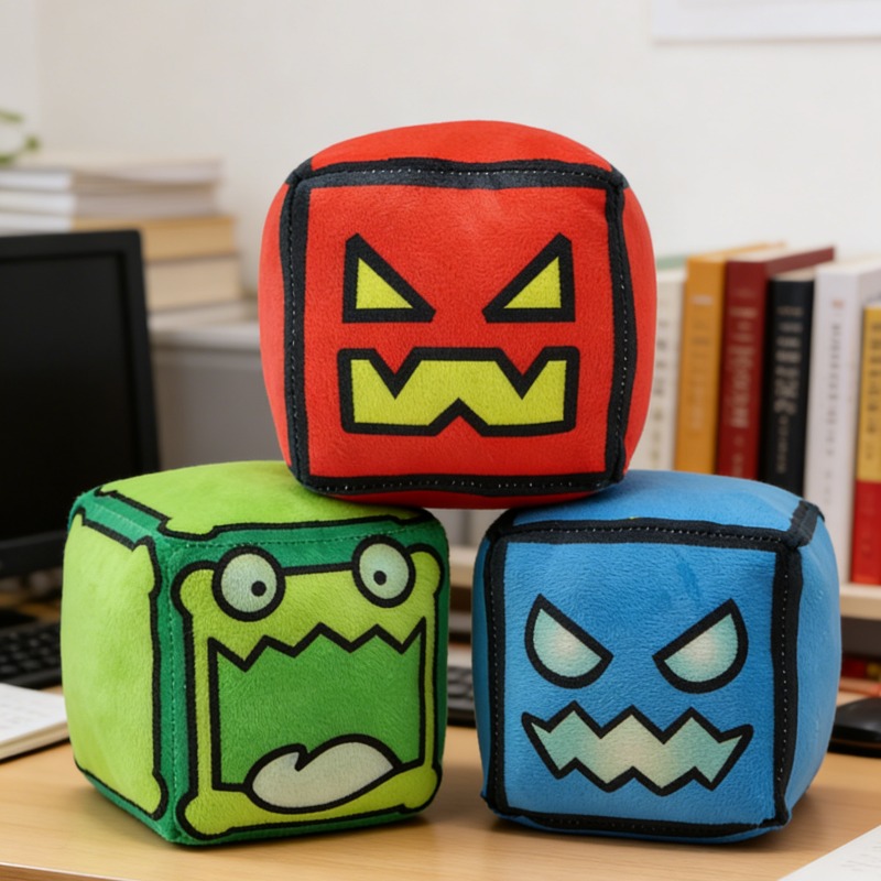 Gaming Chair Cushion - Geometryy Kawaii Throw Pillow Cute Stuffed