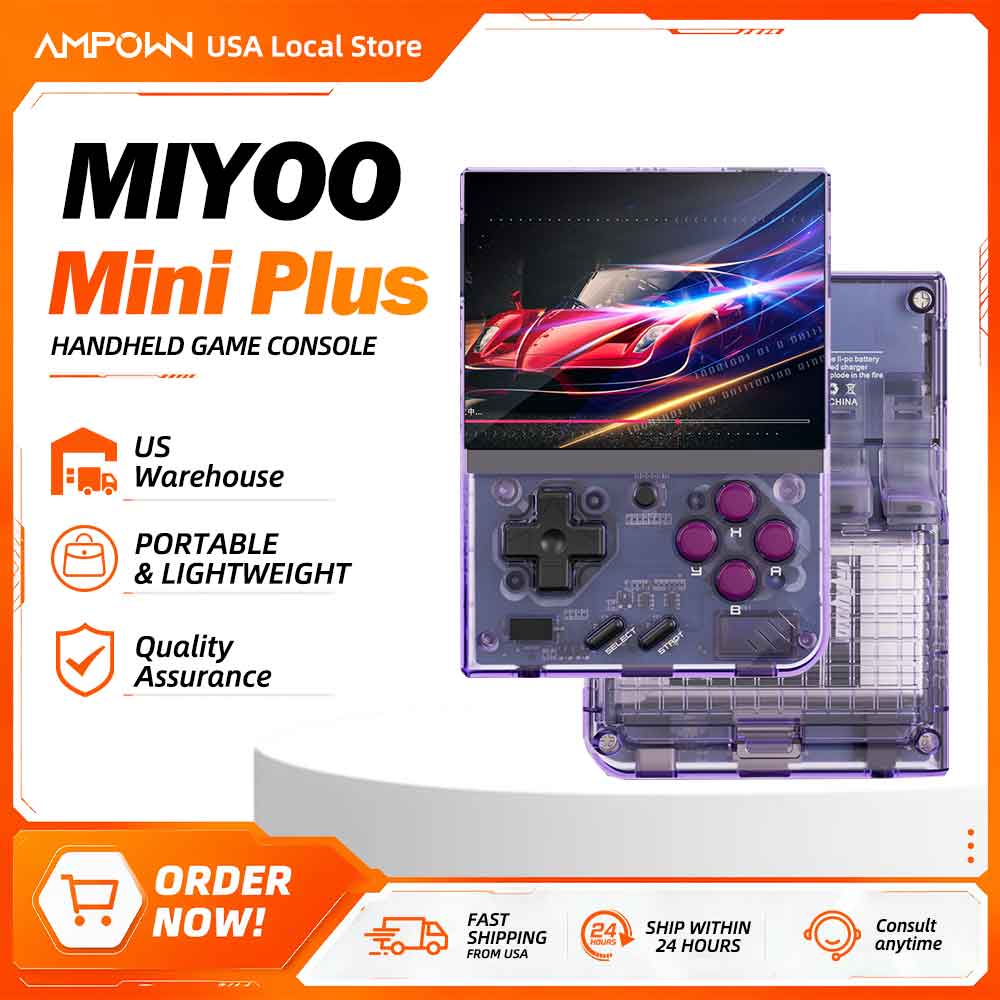 Gaming Console For Kids - Miyoo Mini+ Retro Handheld Game Console