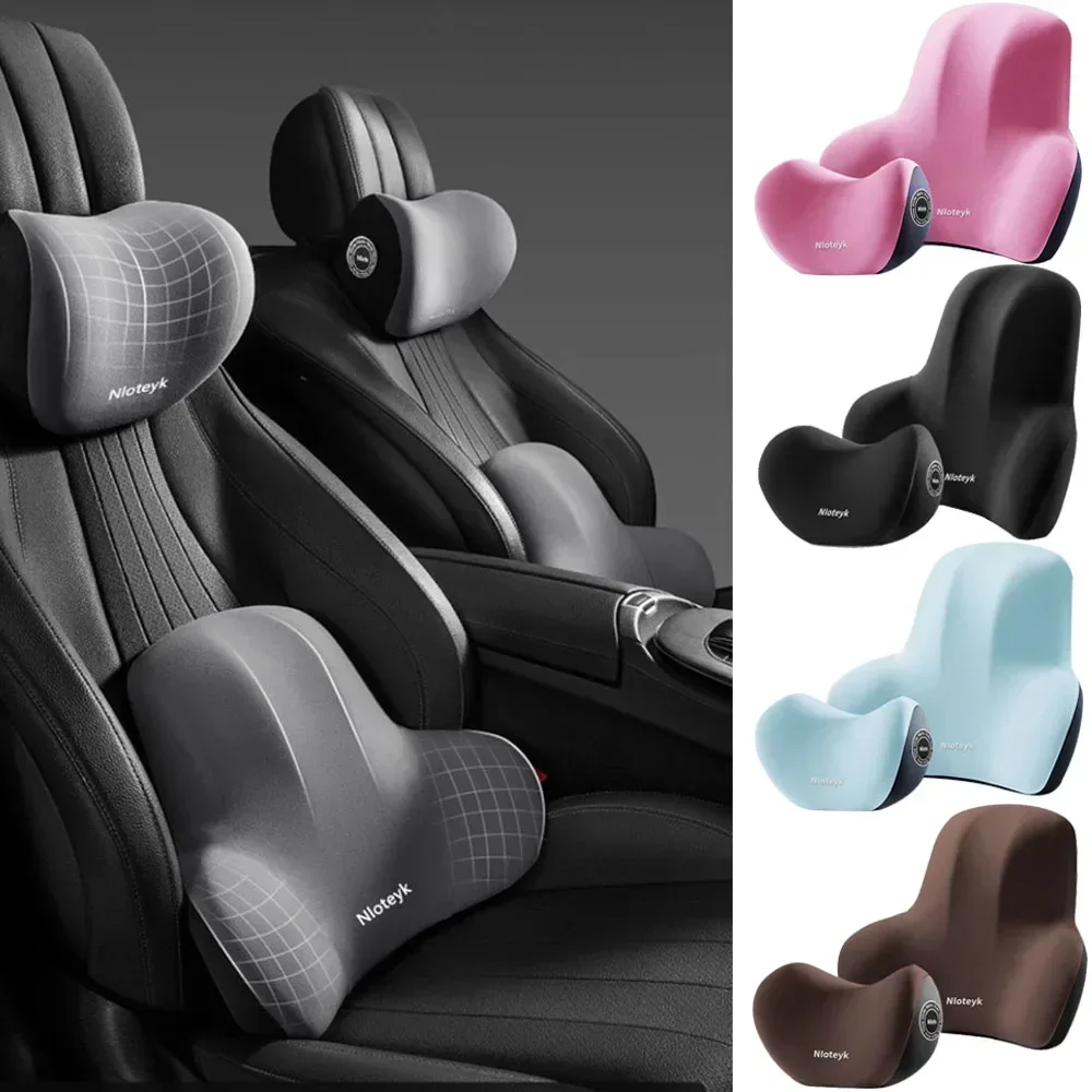 Gaming Chair Cushion - Memory Foam Lumbar Back Cushion for
