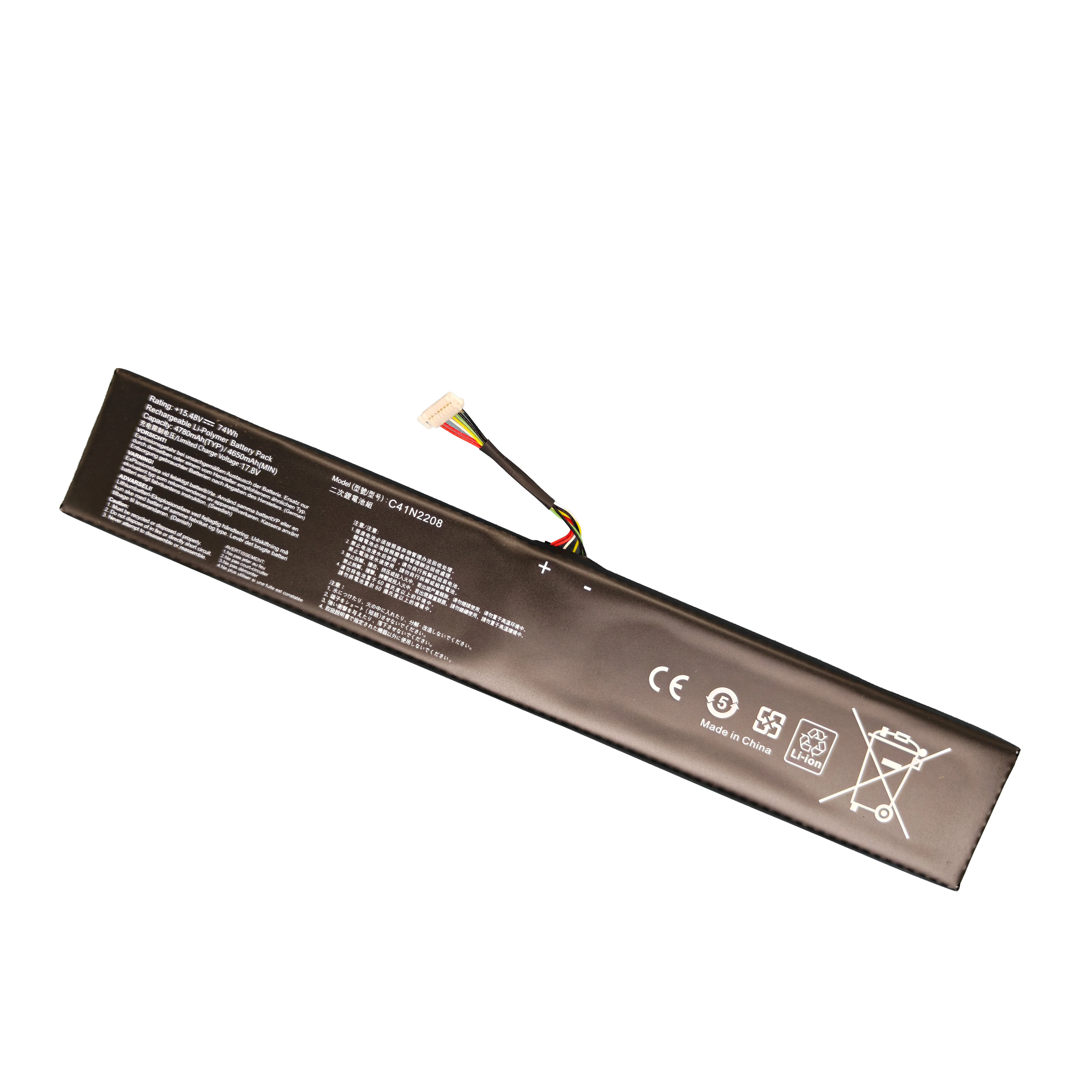 C41N2208 15.48V 74Wh Battery f - Gaming Console Asus Rog recension och pris