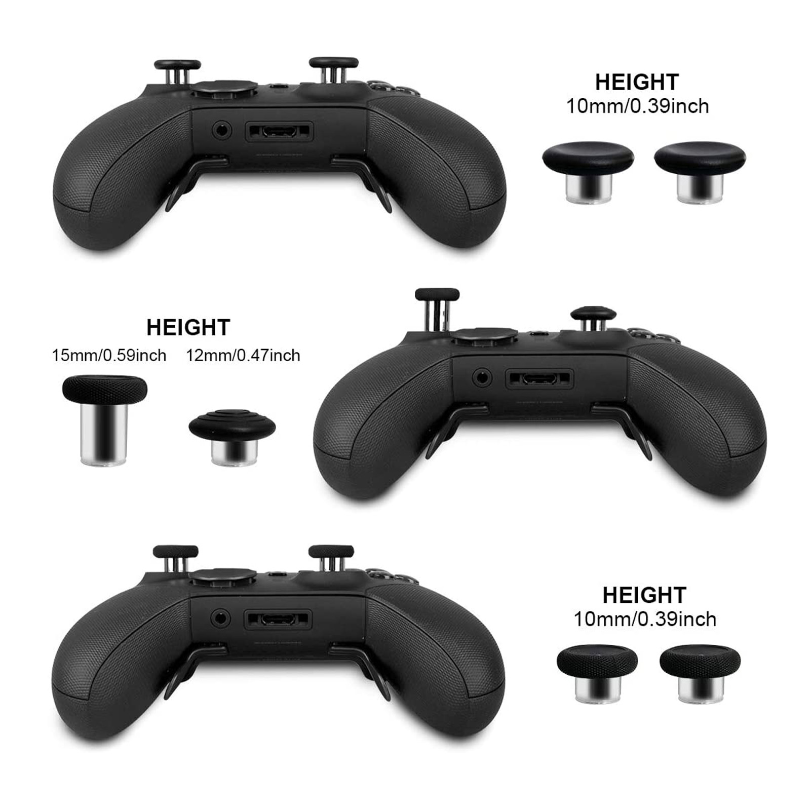 6pcs Metal Replacement Joystic - Microsoft Controller Elite Series 2 recension och pris
