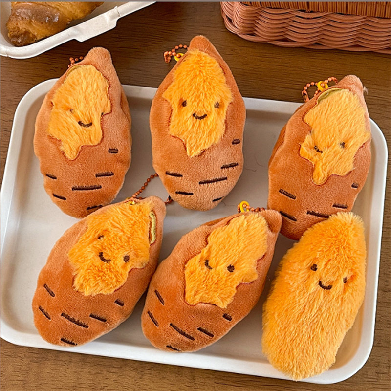 Cute Mini Baked Sweet Potato P - Gaming Console Keychain recension och pris