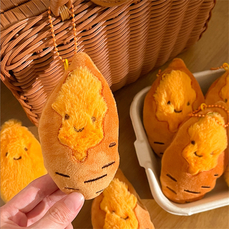 Cute Mini Baked Sweet Potato P - Gaming Console Keychain recension och pris