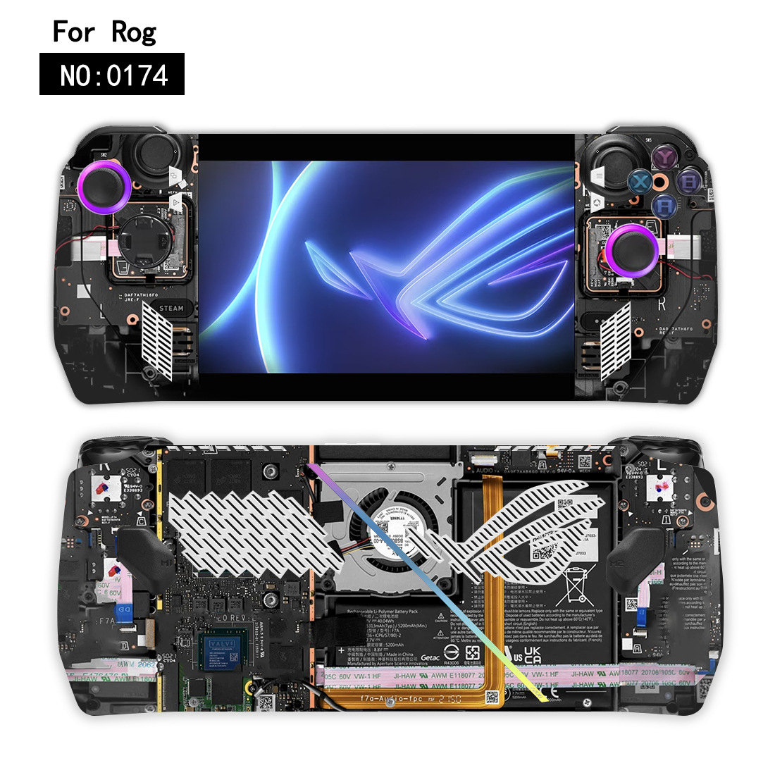 New Stickers Cover Case For As - Gaming Console Asus Rog recension och pris