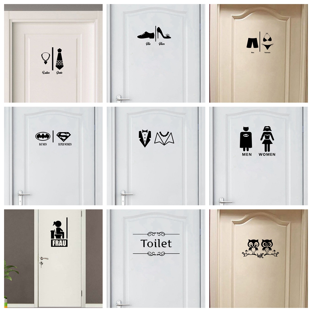 1 pc diy toilet or WC Nursery  - Gaming Console Wallpaper recension och pris
