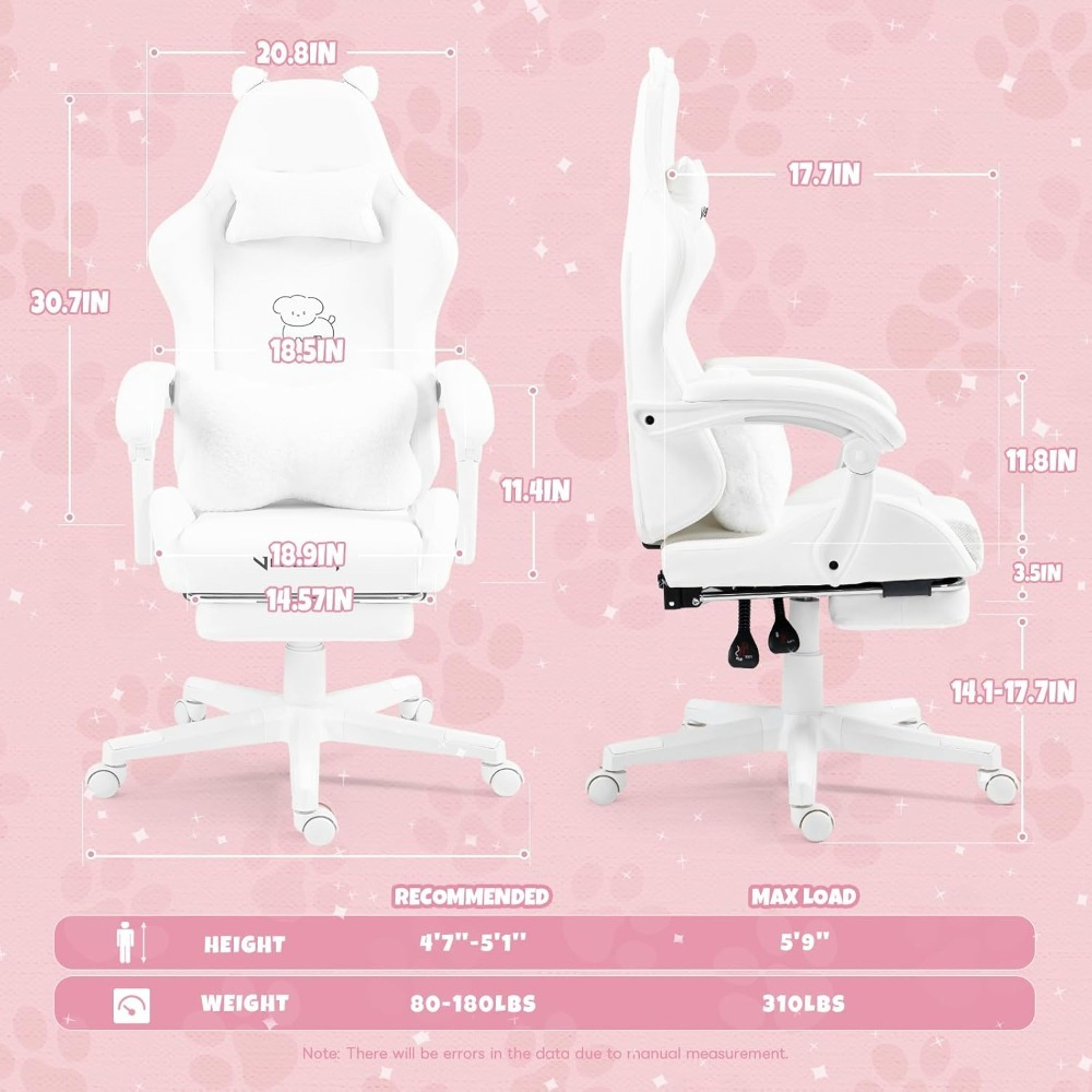Cute Gaming Chair with Lumbar  - Gaming Chair Cushion recension och pris