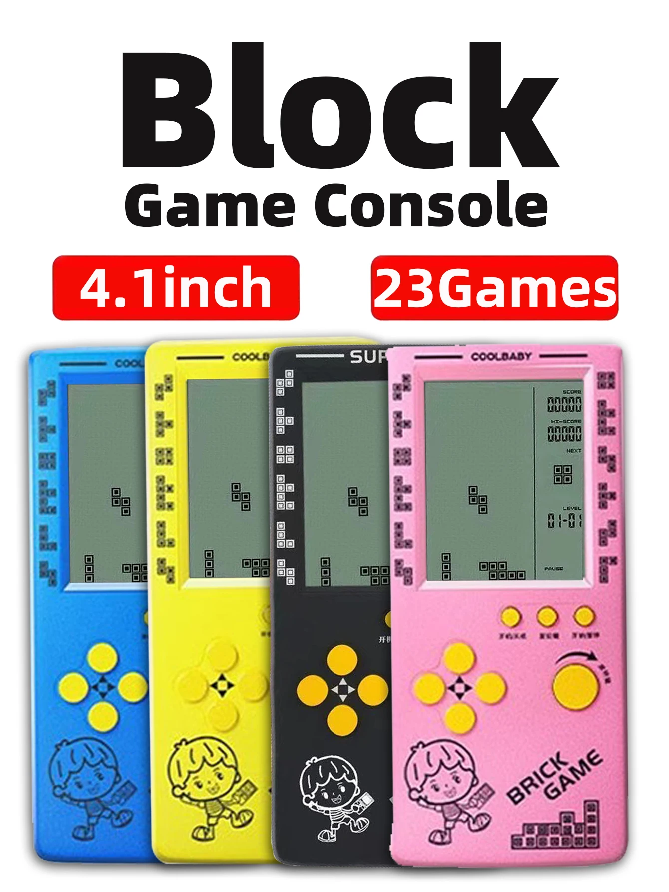Classic Retro Handheld Game Pl - Gaming Console For Kids recension och pris