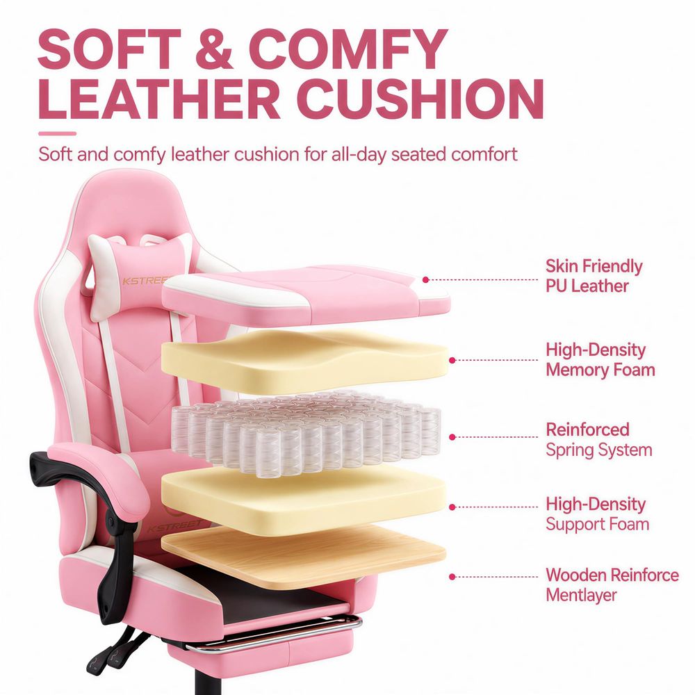 Gaming Chair, Ergonomic High B - Gaming Chair Cushion recension och pris