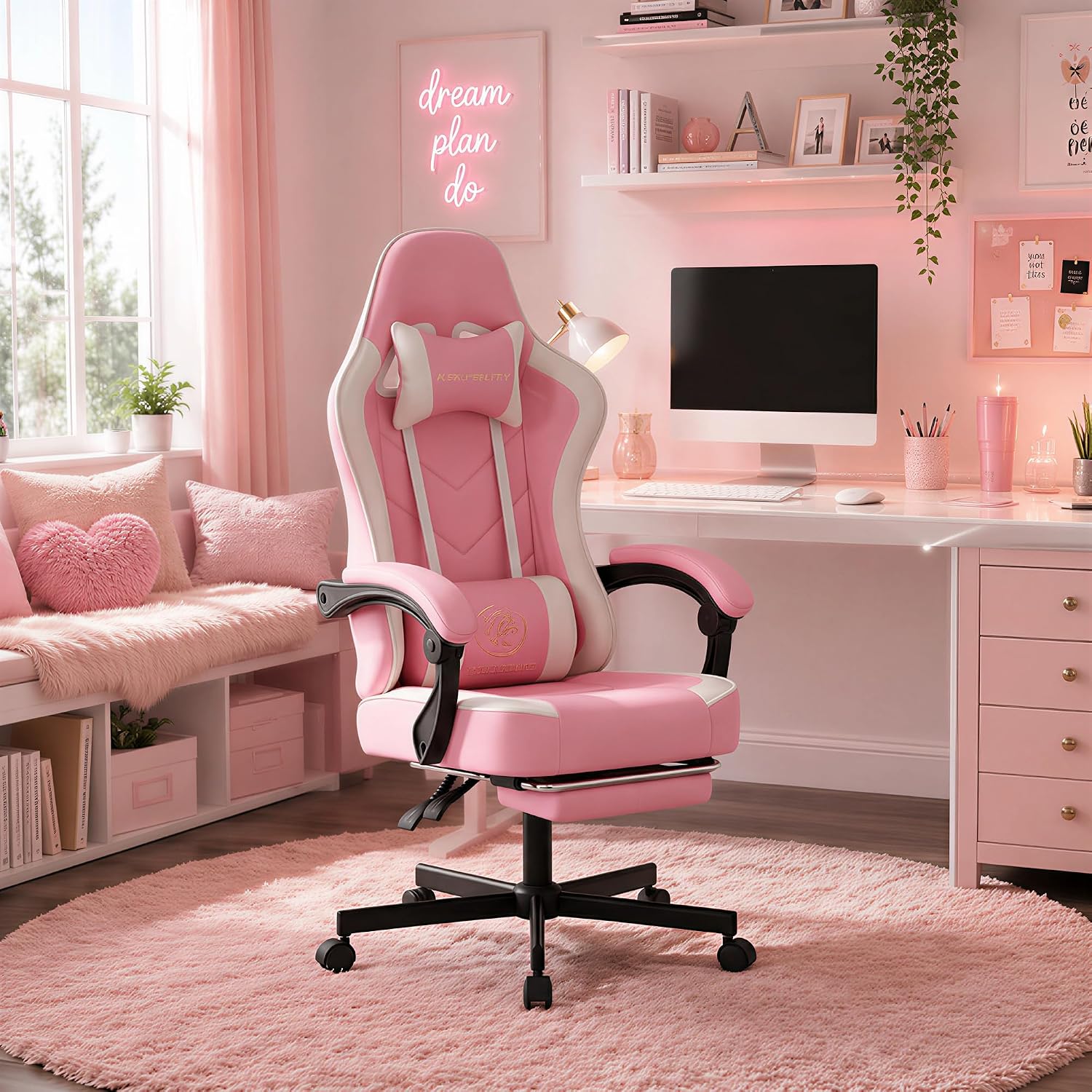 Ergonomic High Back Gaming Cha - Gaming Chair Cushion recension och pris