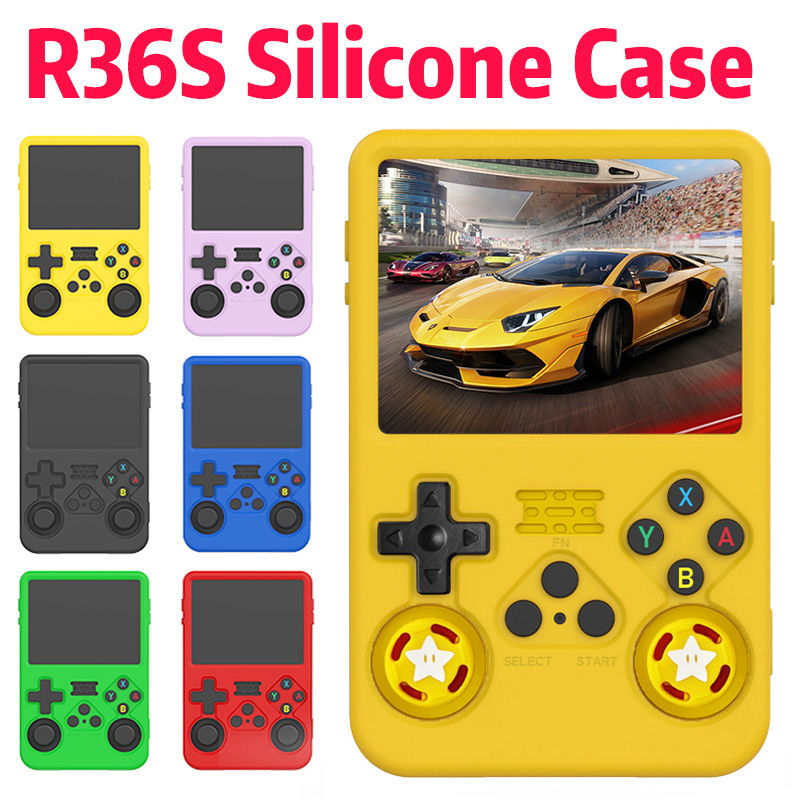 Color Silicone Protective Case - Gaming Console R36S recension och pris