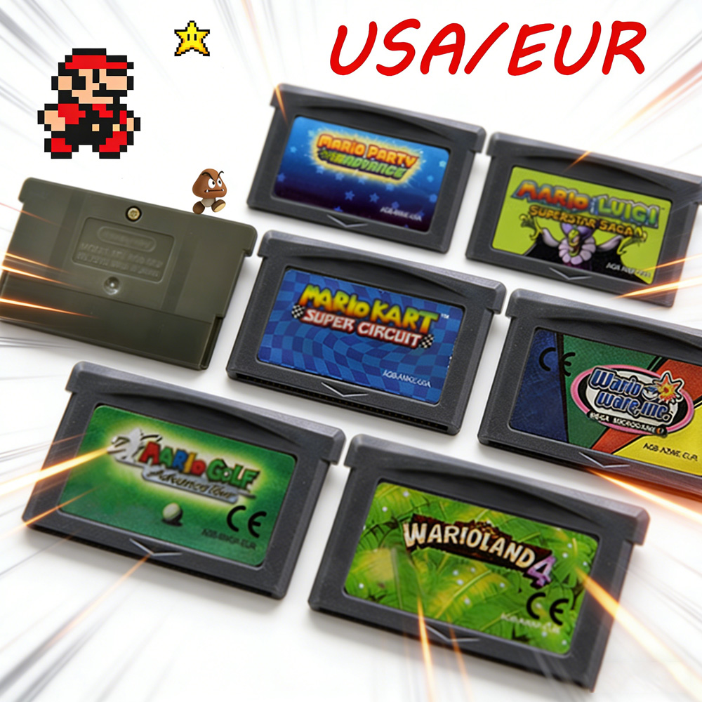 GBA Game Cartridge 32 Bit Vide - Gaming Console Mario recension och pris