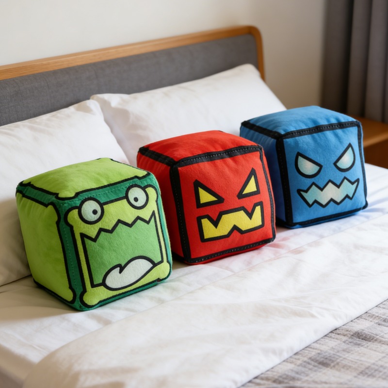 Geometryy Kawaii Throw Pillow  - Gaming Chair Cushion recension och pris