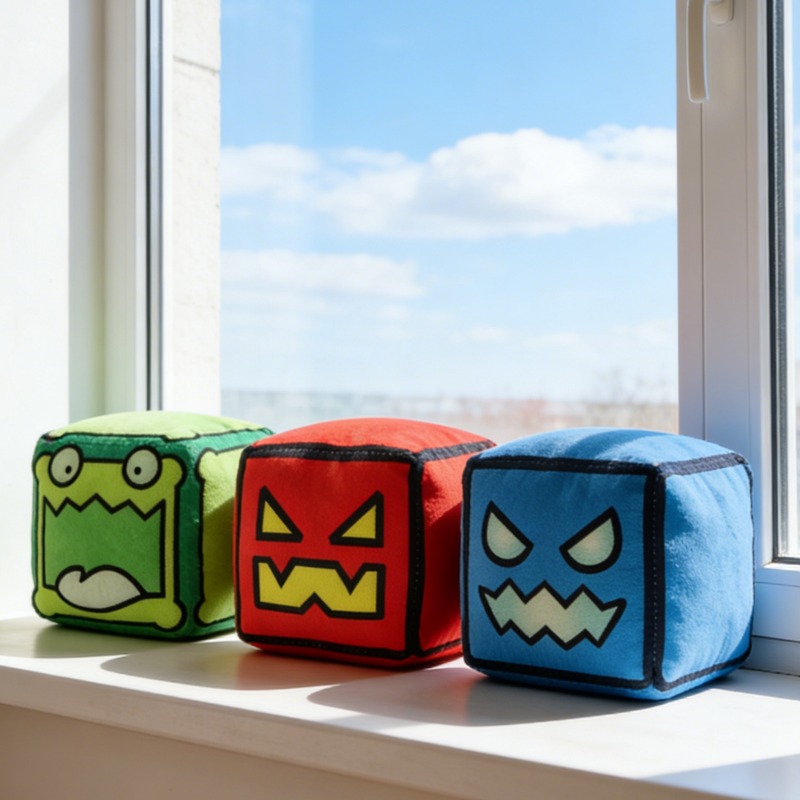 Geometryy Kawaii Throw Pillow  - Gaming Chair Cushion recension och pris
