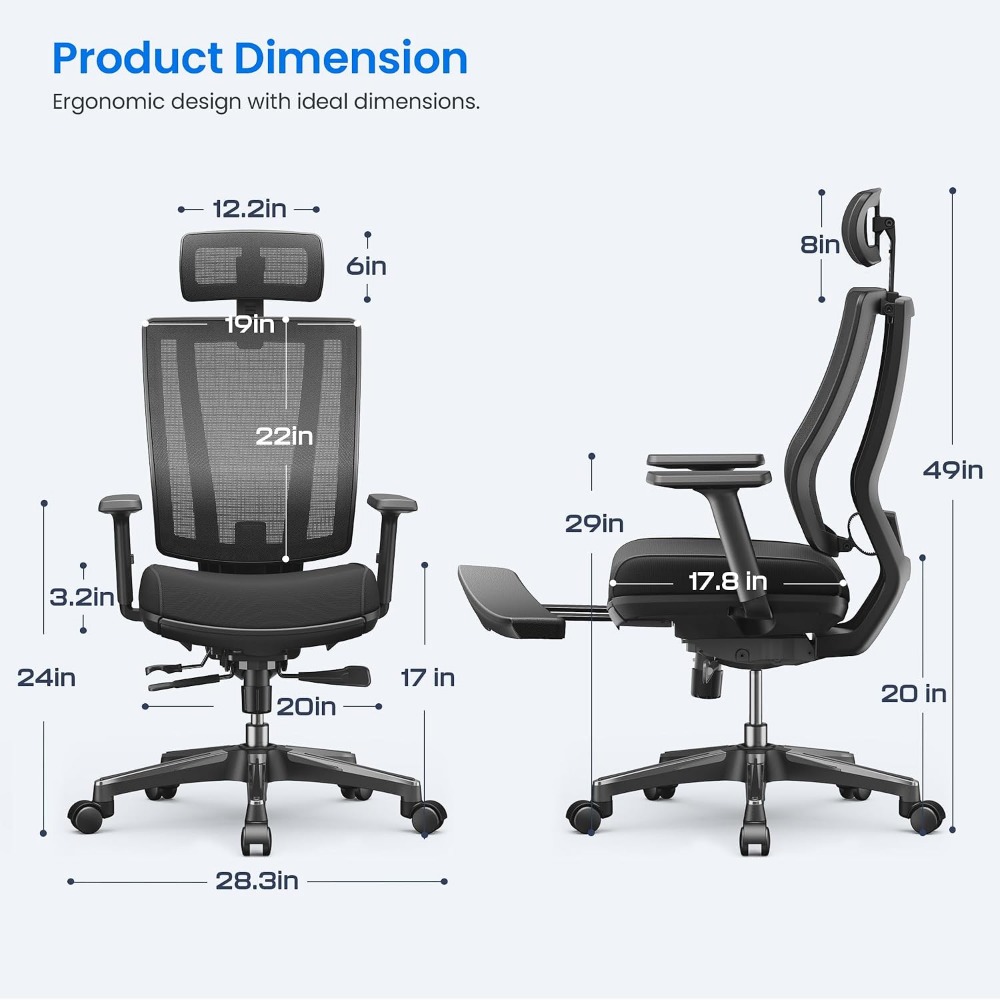 Adjustable Office Chair: Ergon - Gaming Chair Cushion recension och pris