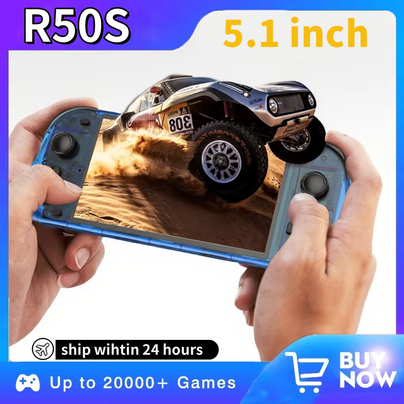 5.1inch New R50S Retro Handhel - Gaming Console For Kids recension och pris