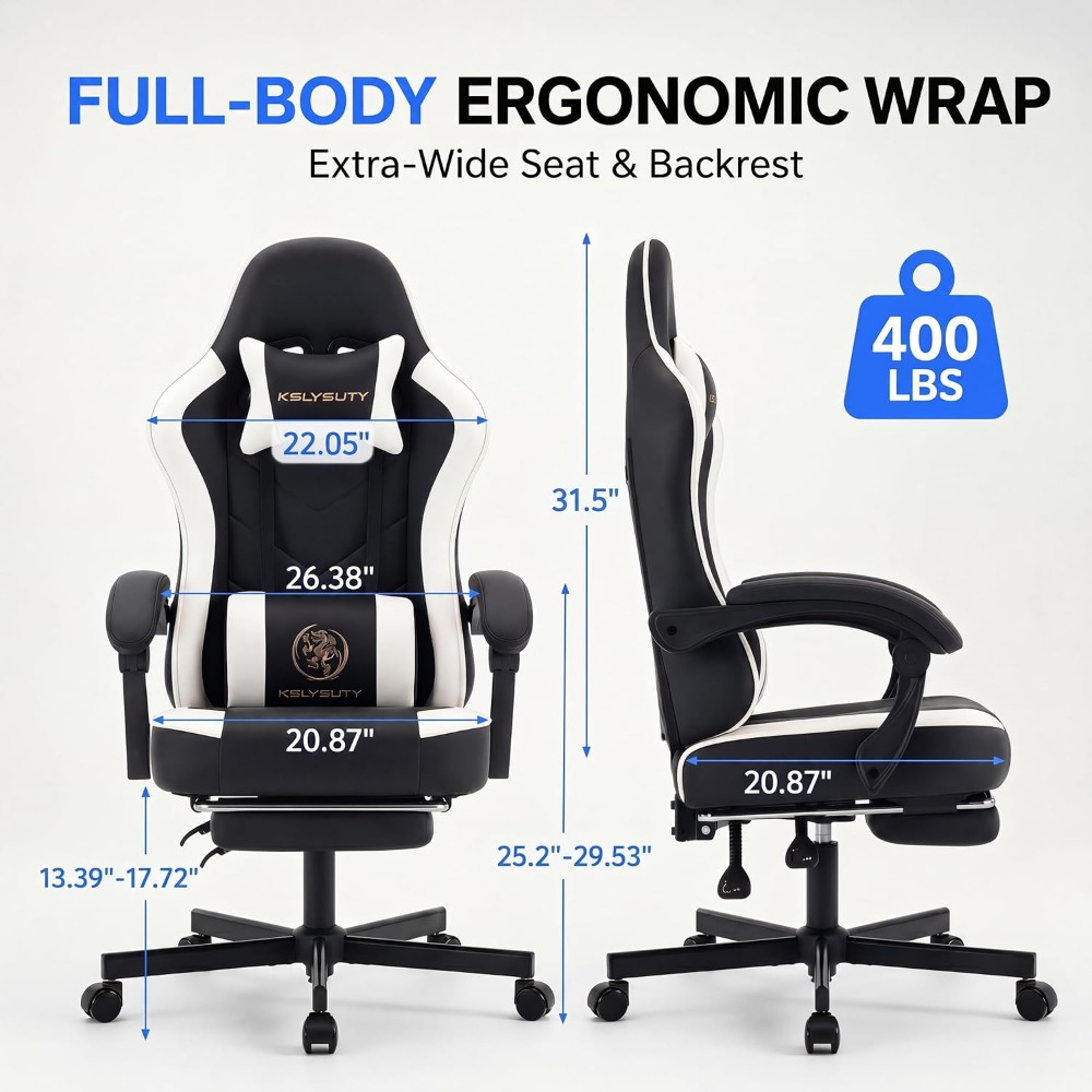 High Back Ergonomic Gaming Cha - Gaming Chair Cushion recension och pris