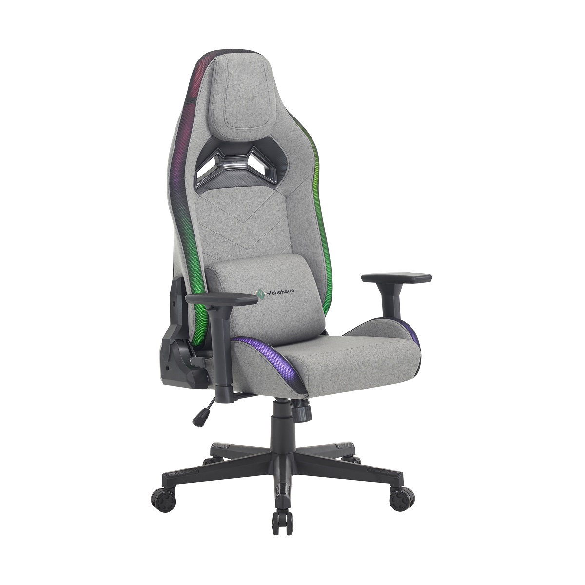 High Quality Gray Fabric Gamin - Gaming Chair Cushion recension och pris