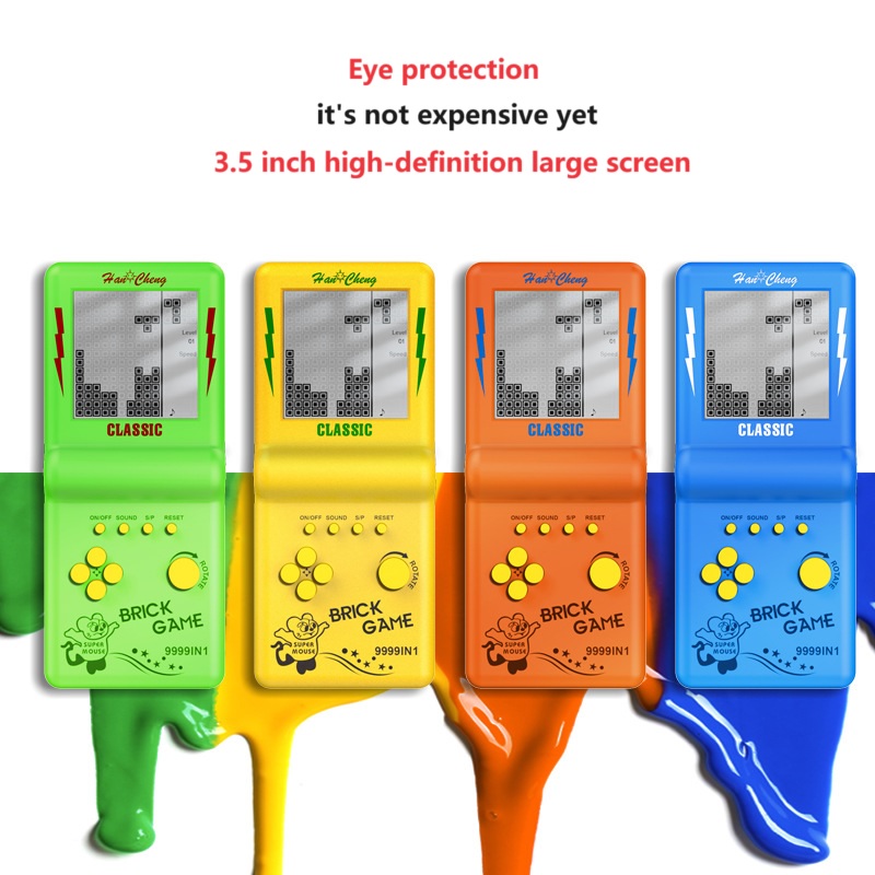 Russian Blocks Game Portable H - Gaming Console 4 Year Old recension och pris
