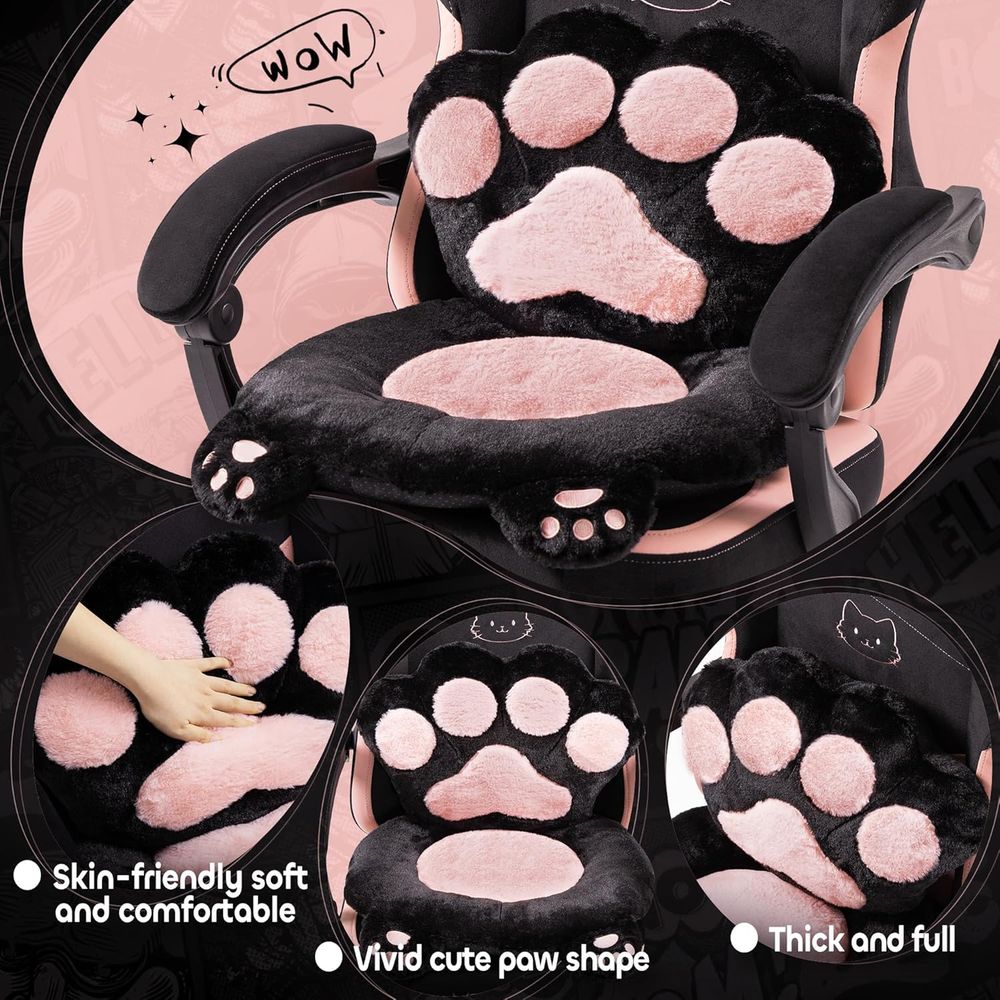 Pink Gaming Chair Cute with Ca - Gaming Chair Cushion recension och pris
