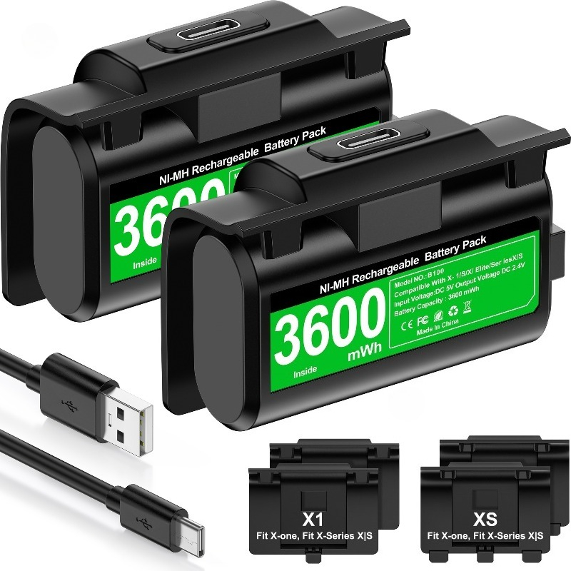 3600mWh*2 Rechargable Battery  - Microsoft Controller Elite Series 2 recension och pris