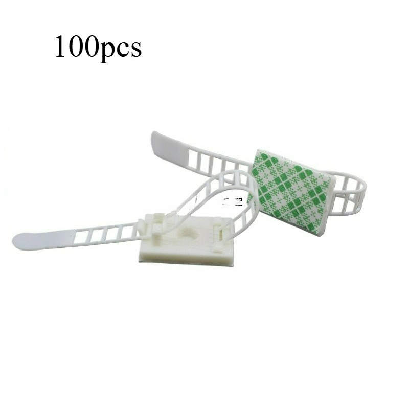 100pcs White Cable Clips with  - Gaming Console Years recension och pris