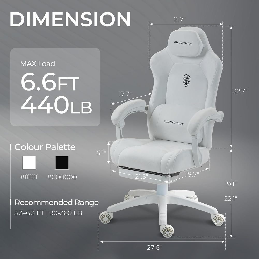 Ergonomic High-Back Suede Gami - Gaming Chair Cushion recension och pris