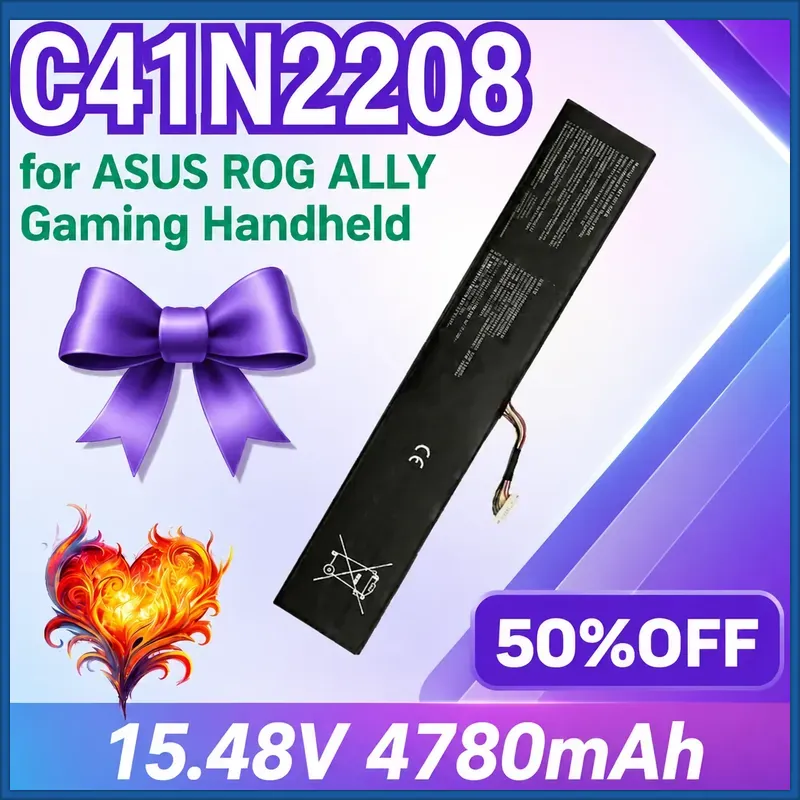 New C41N2208 4780mAh 15.48V Ha - Gaming Console Asus Rog recension och pris