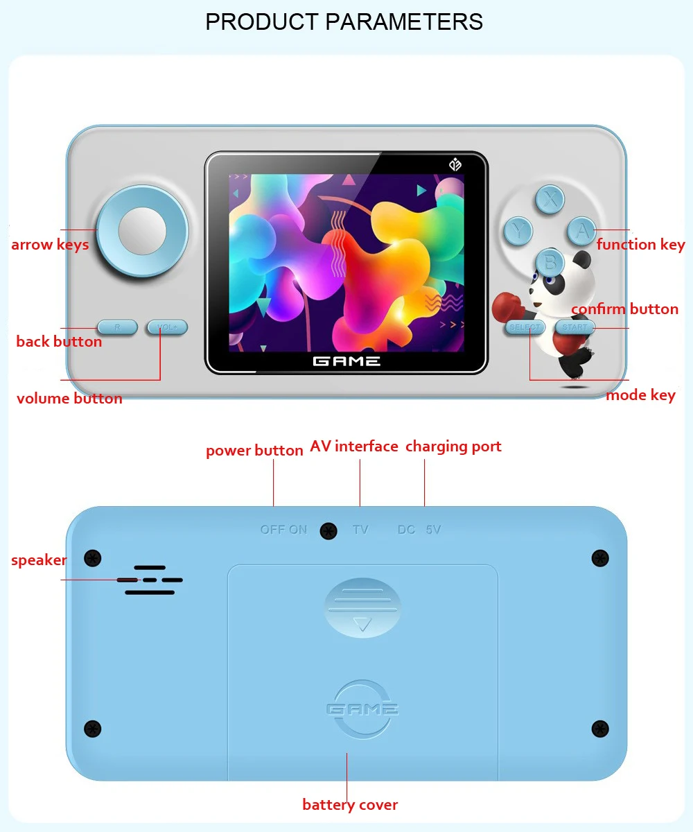 New S5 Mini Retro Video Gaming - Gaming Console 4 Year Old recension och pris