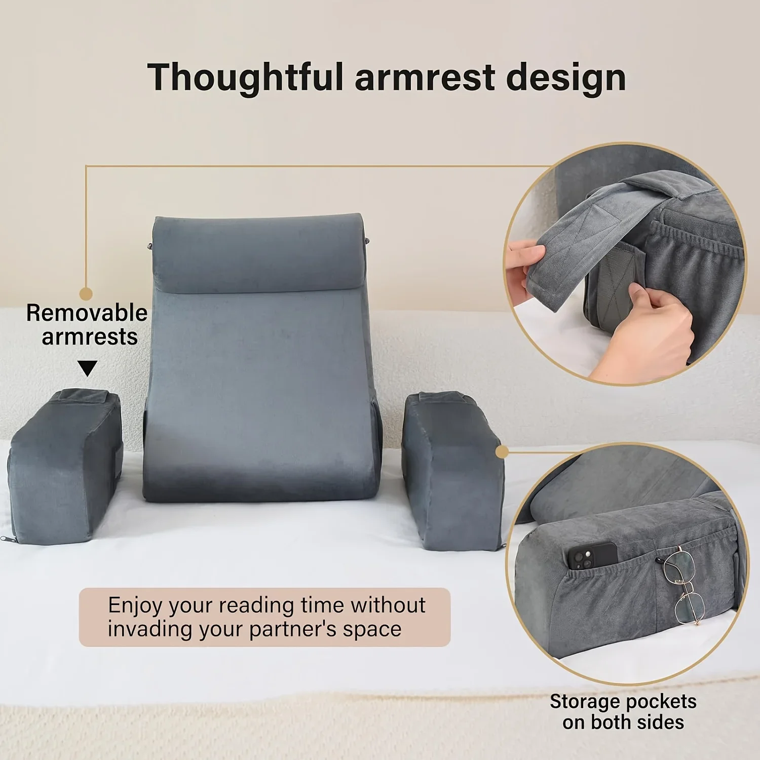 Memory Foam Reading Pillow for - Gaming Chair Cushion recension och pris